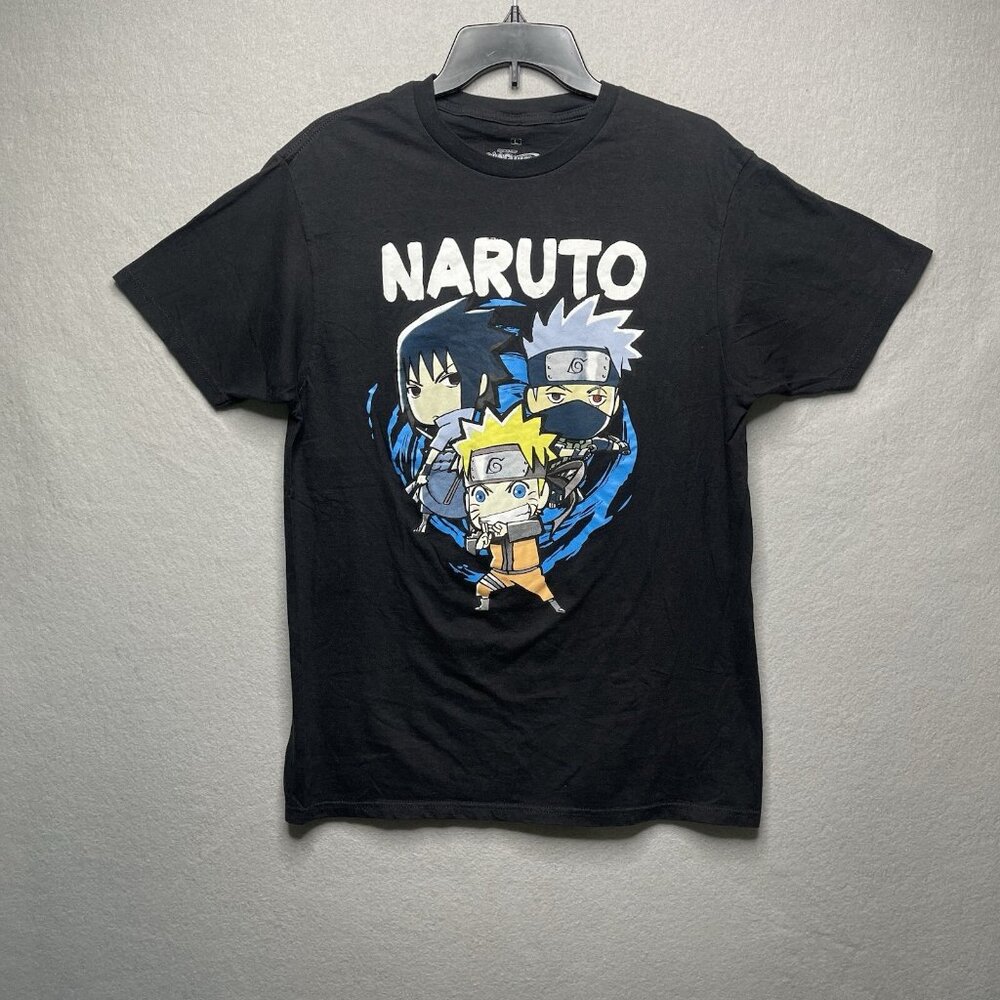 Naruto Anime Ripple Junction Tee Shirt Mens L Black Naruto Shippuden